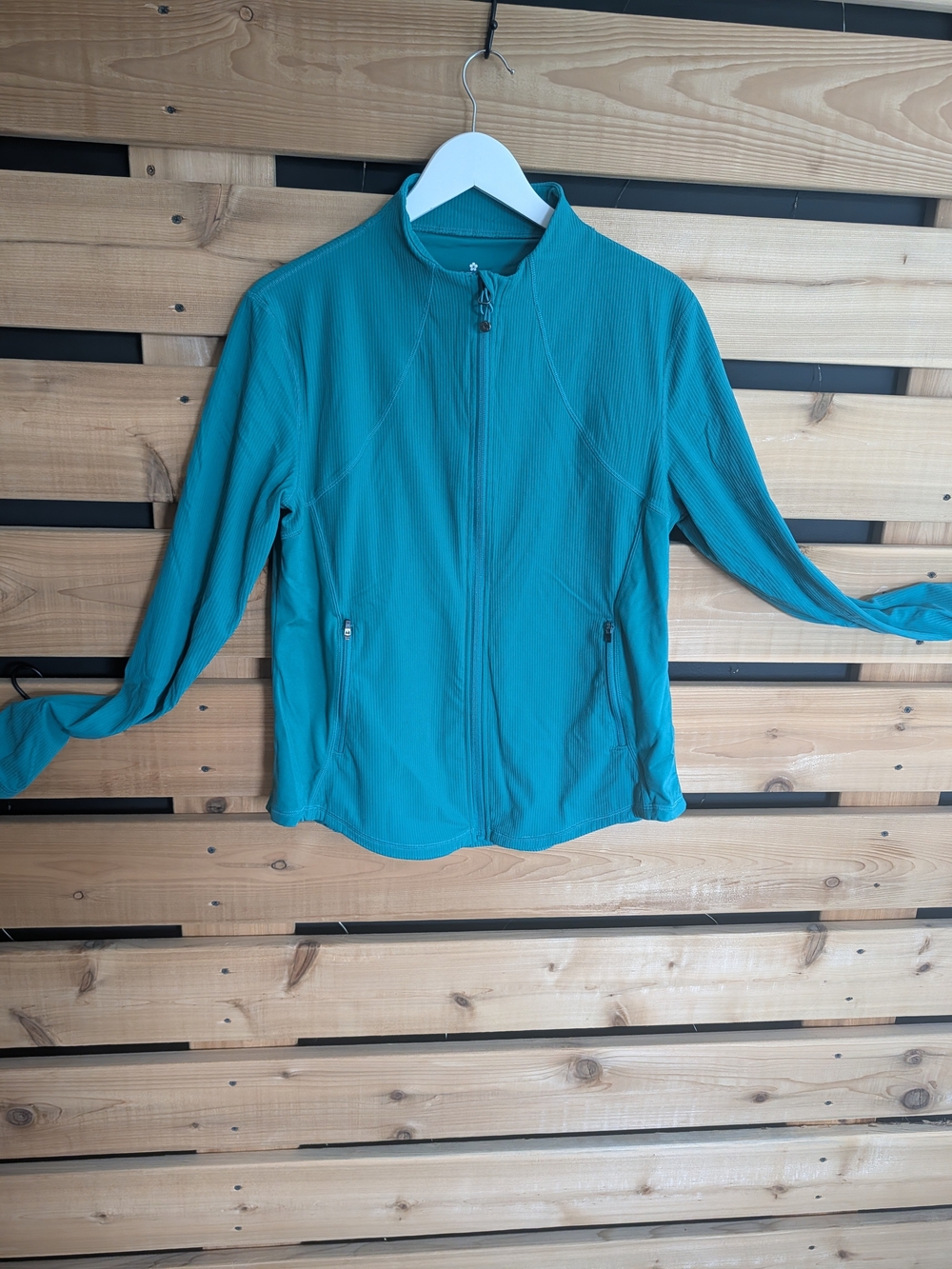 Women’s Teal Full-Zip Lightweight Jacket